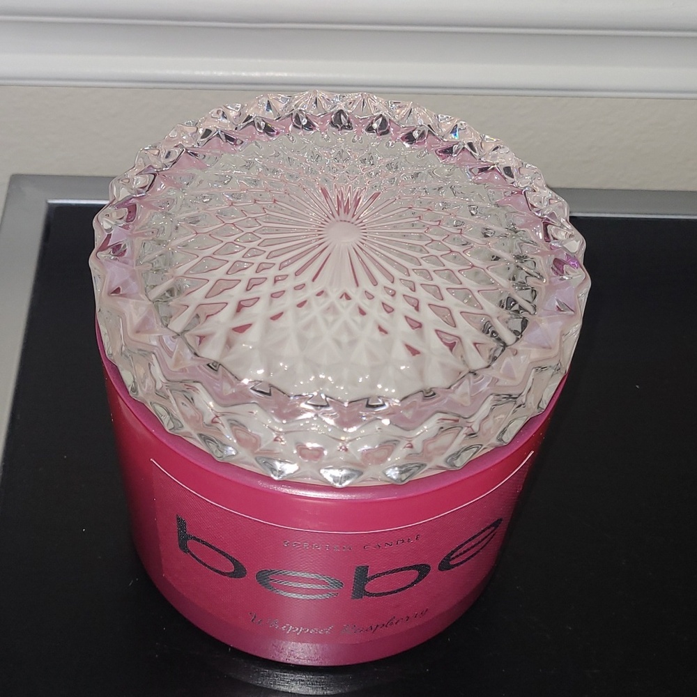 Bebe Whipped Raspberry Scented Candle - 14oz - Picture 2 of 5